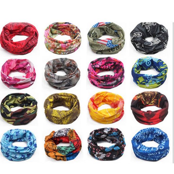 

48.5*24.5cm magic scarves headwear mask cycling neckwear bandana outdoor sports turban magic scarves zza2234, Black
