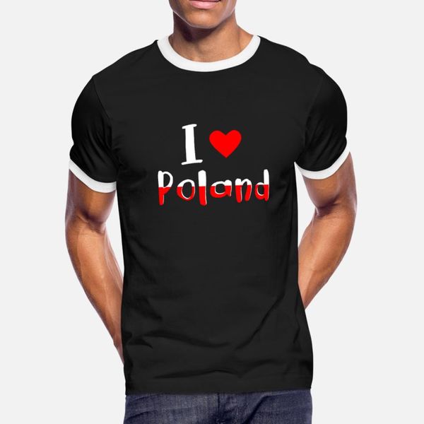 

i love poland тенниски мужчин вязаной майки o шеи оригинал симпатичная смешной весна осень формальная рубашка