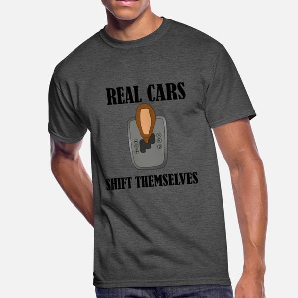 

real cars shift gears themselves t shirt men fit 100% cotton euro size s-3xl costume fit fashion spring unique shirt