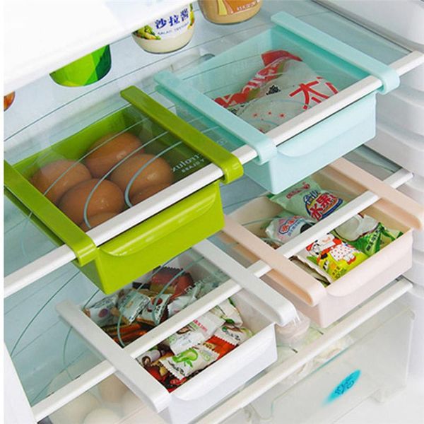 

lovely 2020 drop shipping refrigerator shelf storage rack storage box container kitchen tools 811