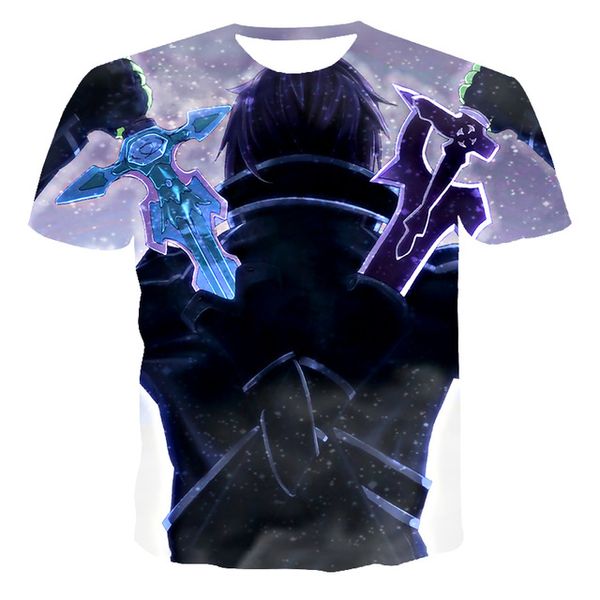 

anime style new anime print the men 3d print shirts horror funny humor men clothing