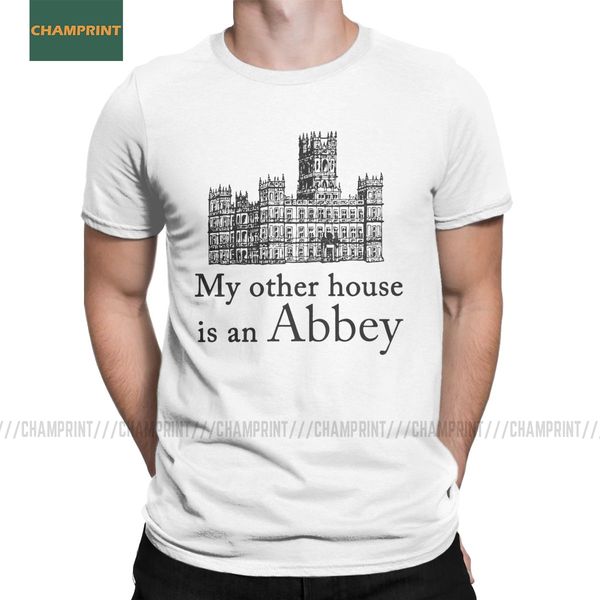 

men's my other house is an downton abbey t shirt violet crawley t-shirt dowager maggie london smith cotton short sleeve tee