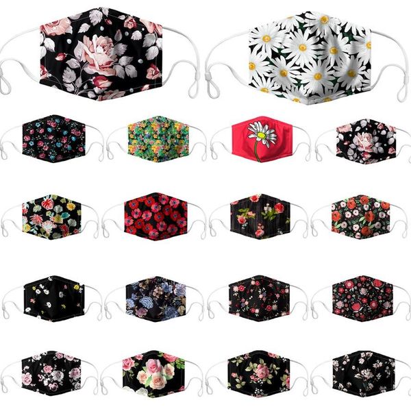 

designer face masks fashion printing masks men and women pm2.5 cotton dustproof washable masks