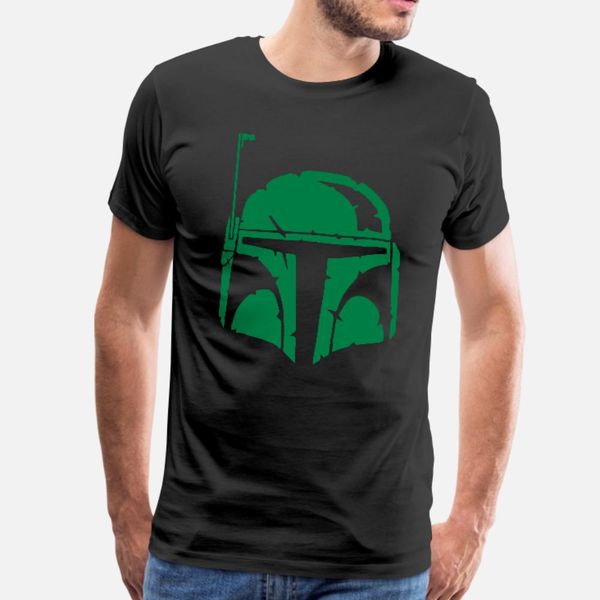 

boba fett helmet worn t shirt men design 100% cotton s-xxxl male fitness basic summer style leisure shirt