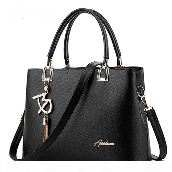 

2019 new designer female women bag fashion tassel pu leather handbags high quatity ladies shoulder messenger bags casual tote