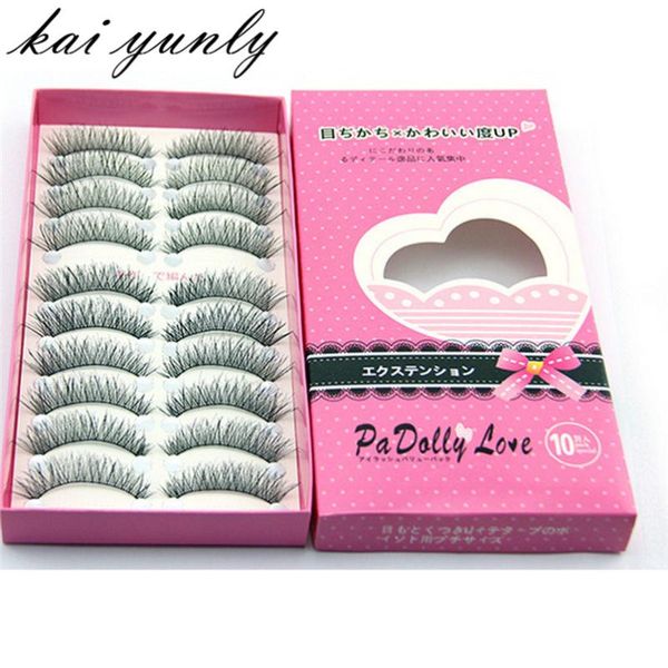 

10 pairs long hs-43 dense false eyelashes voluminous fake extensions lashes cosmetic make up makeup tool