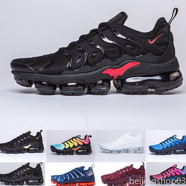 

2020 tn plus air cushion running shoes men women shoes sport walking trainers hiking sports athletic sneakers bj3