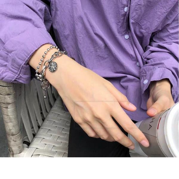 

fashion versatile metal double life tree bracelet, Black