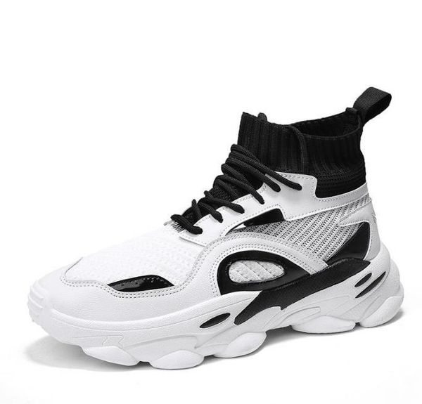 

men's jogging shoes fashion socks thick-soled dad sneakers men's sports outdoor casual sports shoes retro trend