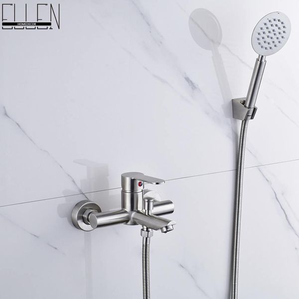 

stainless with mounted hand shower els401 faucet wall faucet sets steel head brush shower nickel bath finished shower ukadu home2010