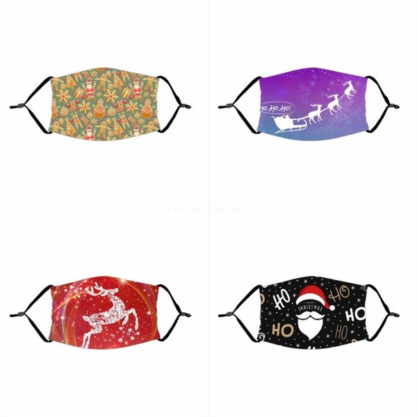 

face living anti-dust masks cotton cloth pu leather printing daily mask 5 styles without box #3698#980, Black