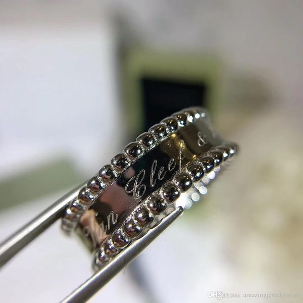 

s925 sterling silver luxurious punk band ring with stamp logo charm ring in gold rose gold platinum plated jewelry mother day gift jewelry