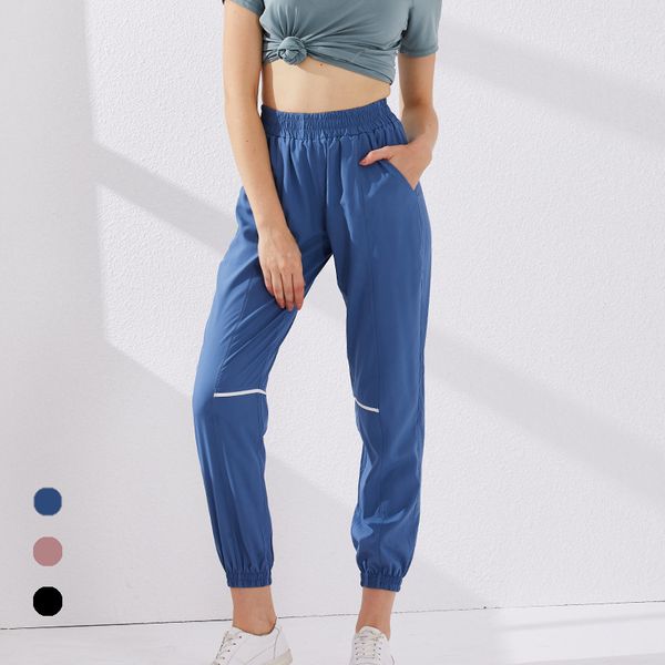 

lu-90 yoga dance pants high gym sport relaxed lady loose pants women sports tights gym sweatpants femme yoga outdoor jogging pant, White;red