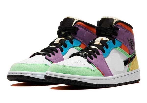 

highest qualitysatin snake jordon 1 high og shoes for sale with box good men women basketball shoes wholesale prices us4-us12 dmp, Black