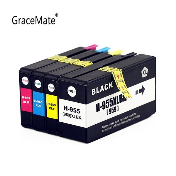 

gracemate 955 xl compatible 955xl ink cartridge for officejet pro 7720 7740 8710 8715 8720 8730 8740 8210 8216 8725 printer