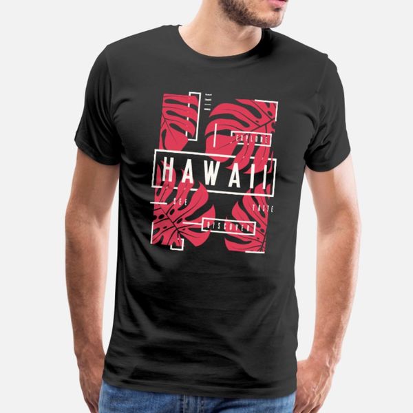 

hwaii see taste t shirt men graphic short sleeve crew neck family graphic comfortable spring unique shirt