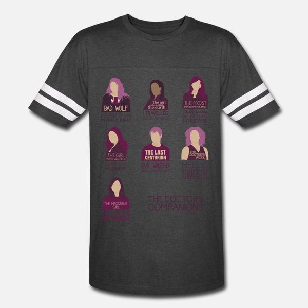 

doctor who companions t shirt men create cotton size s-3xl original anti-wrinkle comical spring autumn kawaii shirt