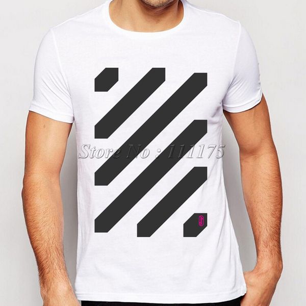 

new arrivals 2019 men's abstract stripe printed t shrit fashion creative t-shirt funny animal tee shirts hipster cool
