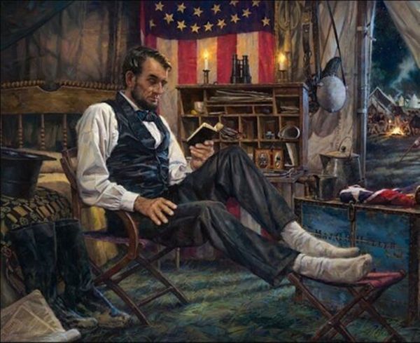 

nathan greene in the darkest hour abraham lincoln civil war wall decor oil painting on canvas wall art canvas pictures 200825