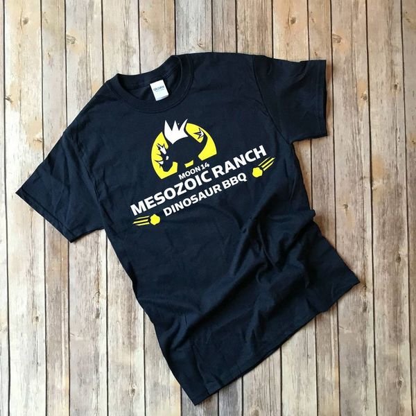 

mst3k mesozoischen ranch dinosaurier bbq t shirt mystery science theater 3000 grafik t shirt