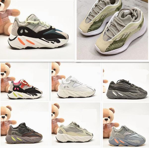 

parent child shoes 7oo running shoes girls boys sneakers children azael kanye west alvah skeleton men women sport trainers sneaker 9c-11y
