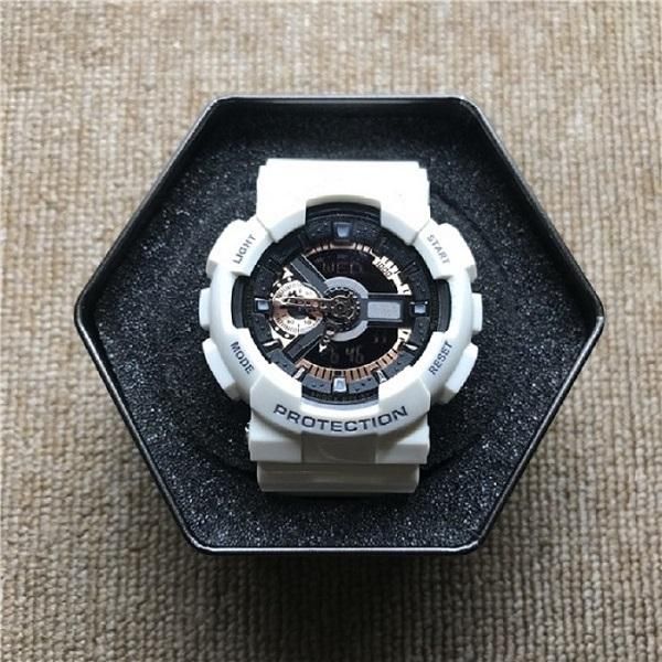 

outdoor shockproof out world and watch digital oak men's waterproof watch royal time iced led sports xrwwx, Slivery;brown