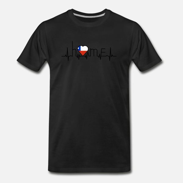 

i love home chile t shirt men design short sleeve o neck fit loose basic summer letters shirt