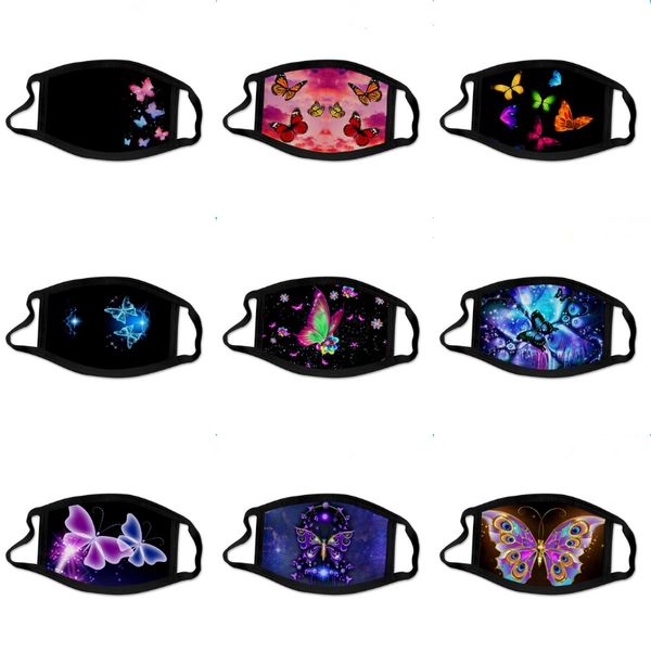 

yellow monkey mouth mask reusable cartoon print cubrebocas de algodon ultraviolet proof washable running riding bike protective mask qvsd#97