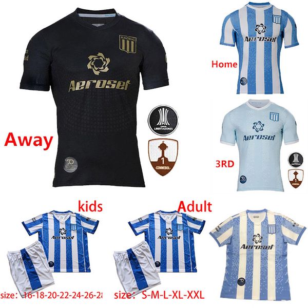 

s-3xl 2020 2021 argentina racing club de avellaneda jersey 20 21 bou 7 fernÃ¡ndez 8 centuriÃ³n 10 football shirts quali jerseys, Black;yellow