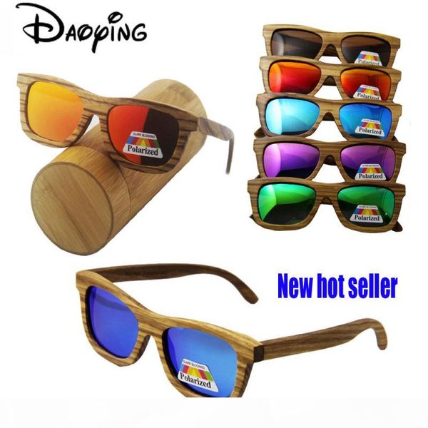 

wholesale new grade promotion wood sunglasses real bamboo wood sunglases men women polarized driving excelllent glasse ing, White;black