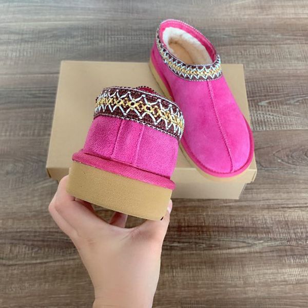 

2020 winter australia classic snow boots good fashion tall boots real leather bailey bowknot women bailey bow knee boots mens shoes 04u757, Black