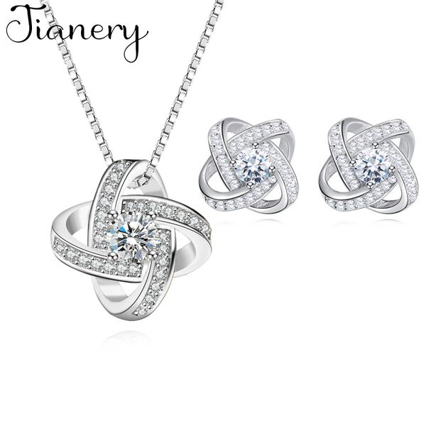 

new arrivals fashion crystal cross earrings necklaces pendant jewelry sets for women wedding statement jewelry, Silver
