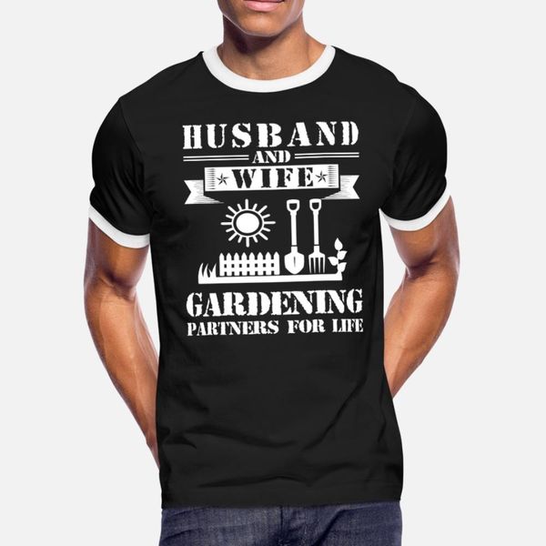 

муж и жена садоводства партнеров тенниски мужчин дизайн майк o-образный вырез одежда фитнес основного лето природных рубашки