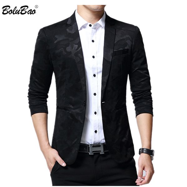 

men's suits & blazers bolubao brand wedding blazer 2021 spring autumn male jacket suit waistcoat business coat, White;black