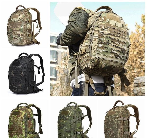 

25l military tactical assault pack backpack army molle waterproof bag small rucksack for outdoor hiking camping hunting t200622