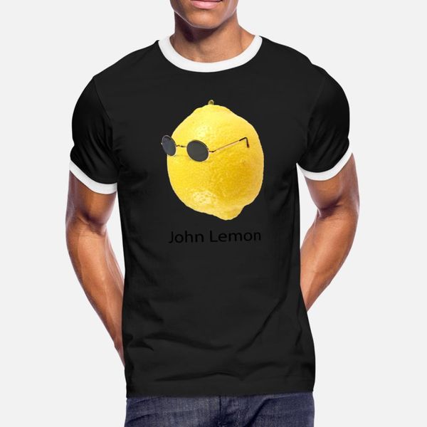 

john lemon t shirt men knitted cotton crew neck slim crazy new fashion spring autumn unique shirt