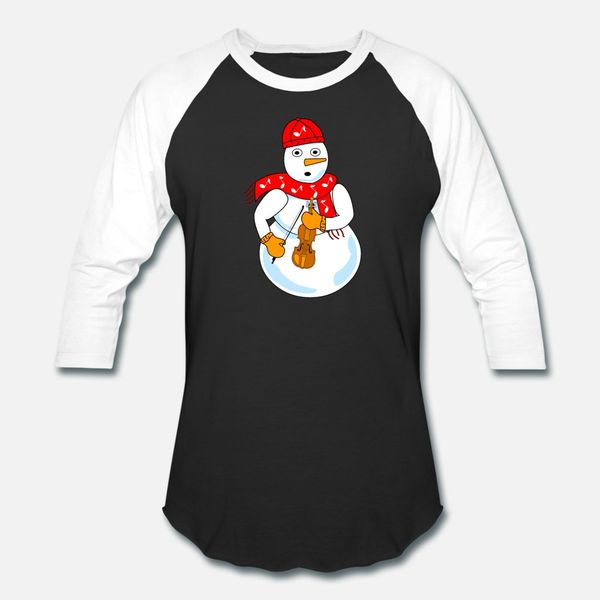 

violin snowman t shirt men printing 100% cotton s-3xl fit famous funny spring normal shirt