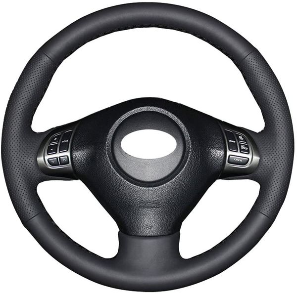 

diy stitching steering wheel cover for subaru forester 2009-2013 / impreza 2008-2011 / legacy 2008 2009 / impreza wrx 2008-2014