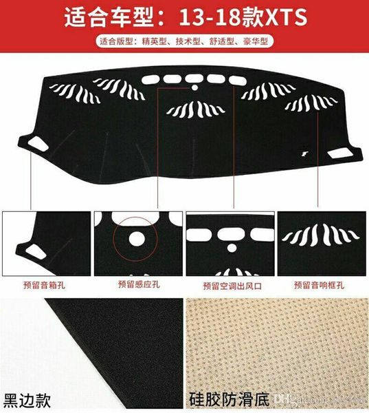 

car dashboard dash mat dashmat sunscreen pad for cadillac xts 2013-2019