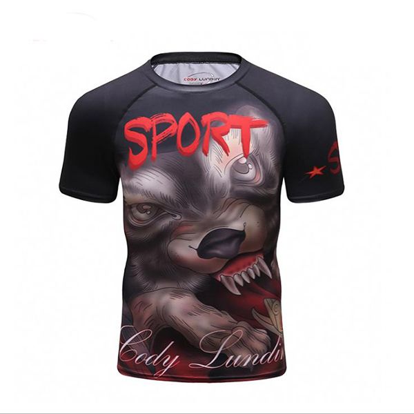 

new men designers clothes 2020 men's quick dry t-shirt 3d mens clothing summer fitness clothing t shirt tights tee 444, Black