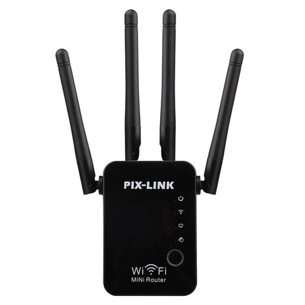 300 Мбит / с USB Wi-Fi Repearer Finders Mini Router Extender с 4 внешних антенн домашней сети 802.11n / b / g