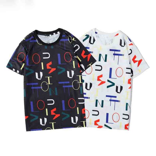 

2020 new mens t shirts men's lovers' couple neck short sleeve cool women man fashion t-shirt clothes tee shirts, White;black