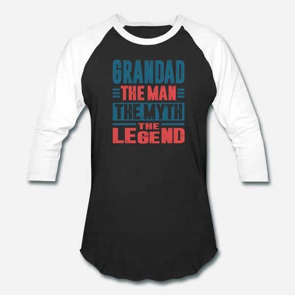 

grandad the man the myth t shirt men designer short sleeve size s-3xl normal sunlight comfortable spring leisure shirt