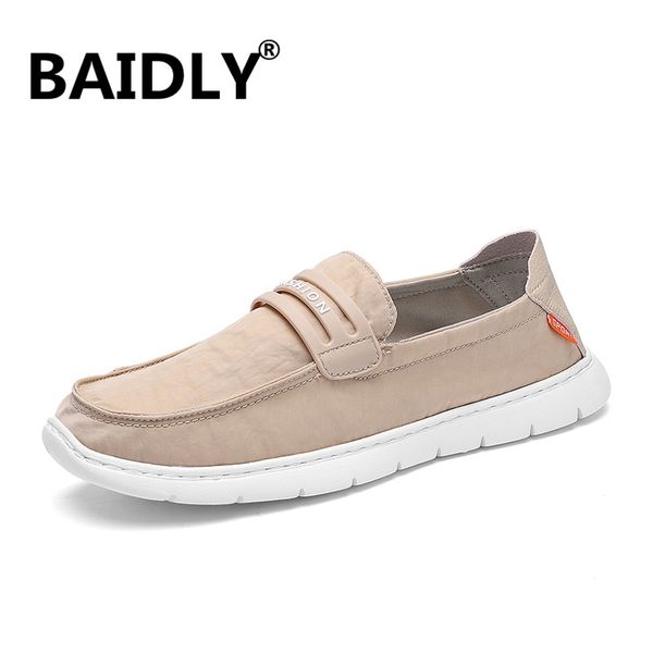 

men classic canvas shoes casual sneakers men's lazy shoes moccasin men slip on loafer casual flat loafers zapatillas hombre, Black