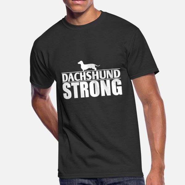 

funny dachshund dachshund strong t shirt men printing tee shirt s-xxxl outfit loose funny summer style unique shirt