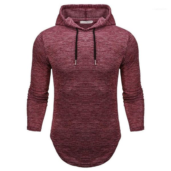 

sweatshirts male clothing slim mens designer crew neck hoodies solid color hooded pullovers long sleeve casual, Black