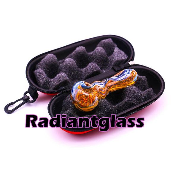 Glass Smoking Manufacture, mundgeblasene und wunderschön handgefertigte Pfeife, 4 Zoll, 80 g, hochwertig, preiswert