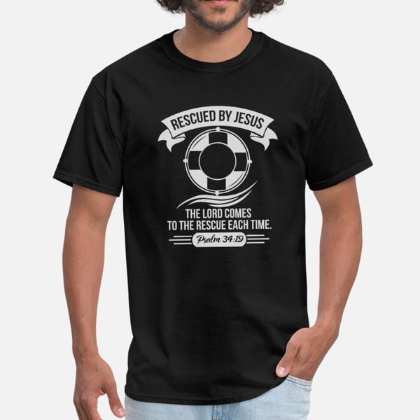 

rescued by jesus t shirt men interesting tee shirt s-3xl costume interesting building spring autumn unique shirt