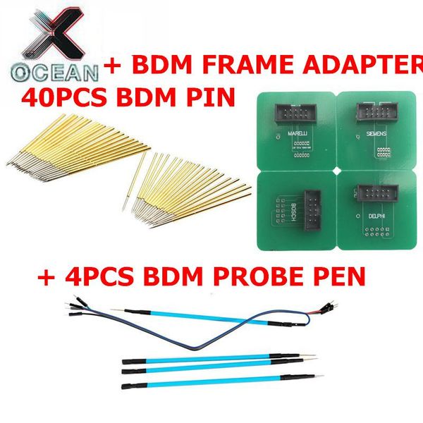 

car ecu chip tool bdm frame pin for 40pcs needles .led bdm frame 4pcs probe pens for kess/ktag//fgtech/bdm100
