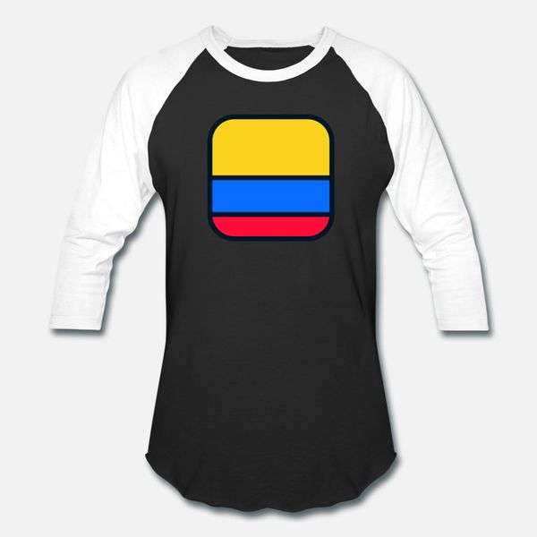 

colombia flag t shirt men designs short sleeve euro size s-3xl vintage crazy humor summer outfit shirt, White;black